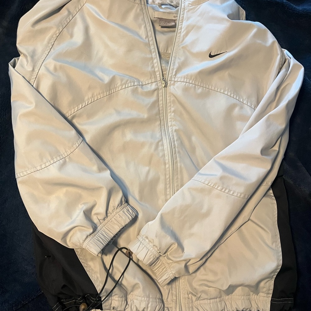 Nike Gray Windbreaker Jacket